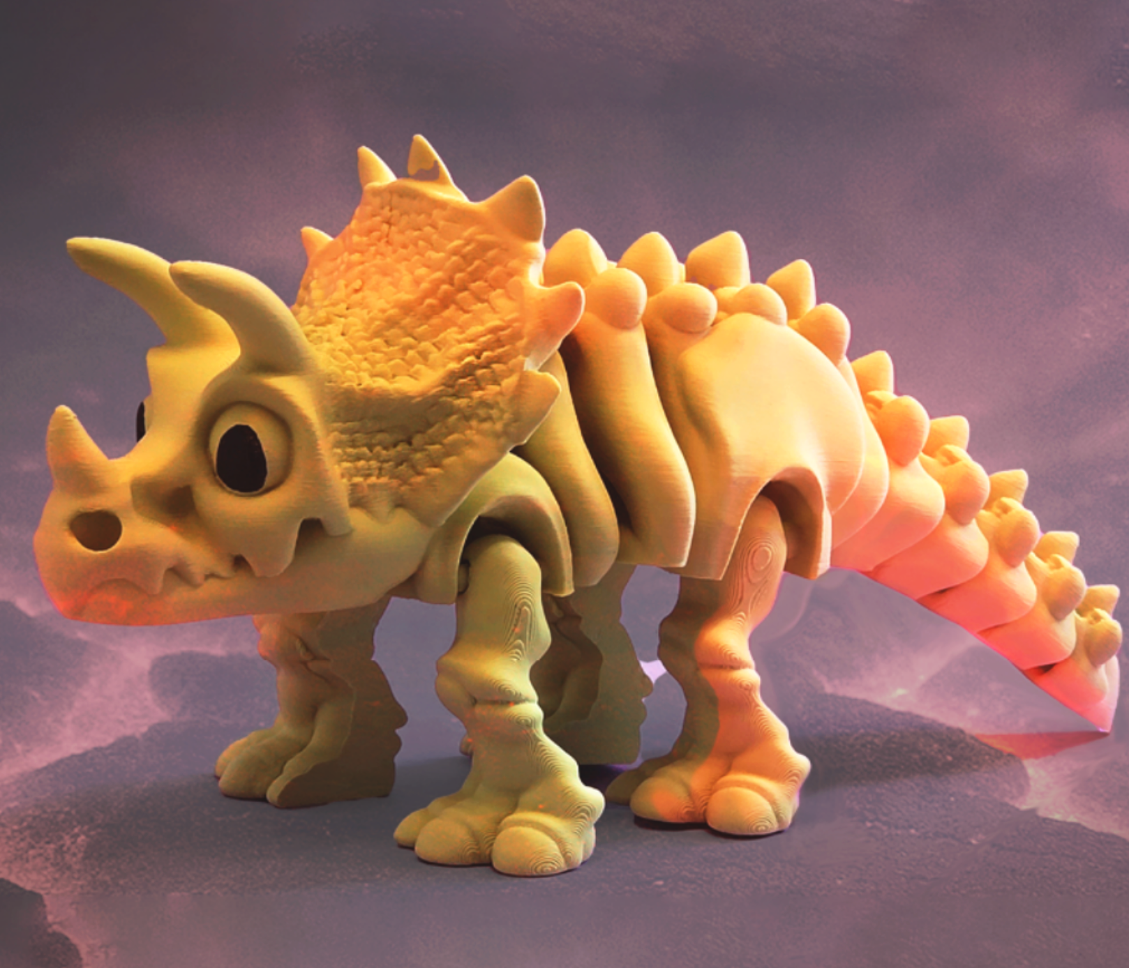 Articulated Flexi Triceratops