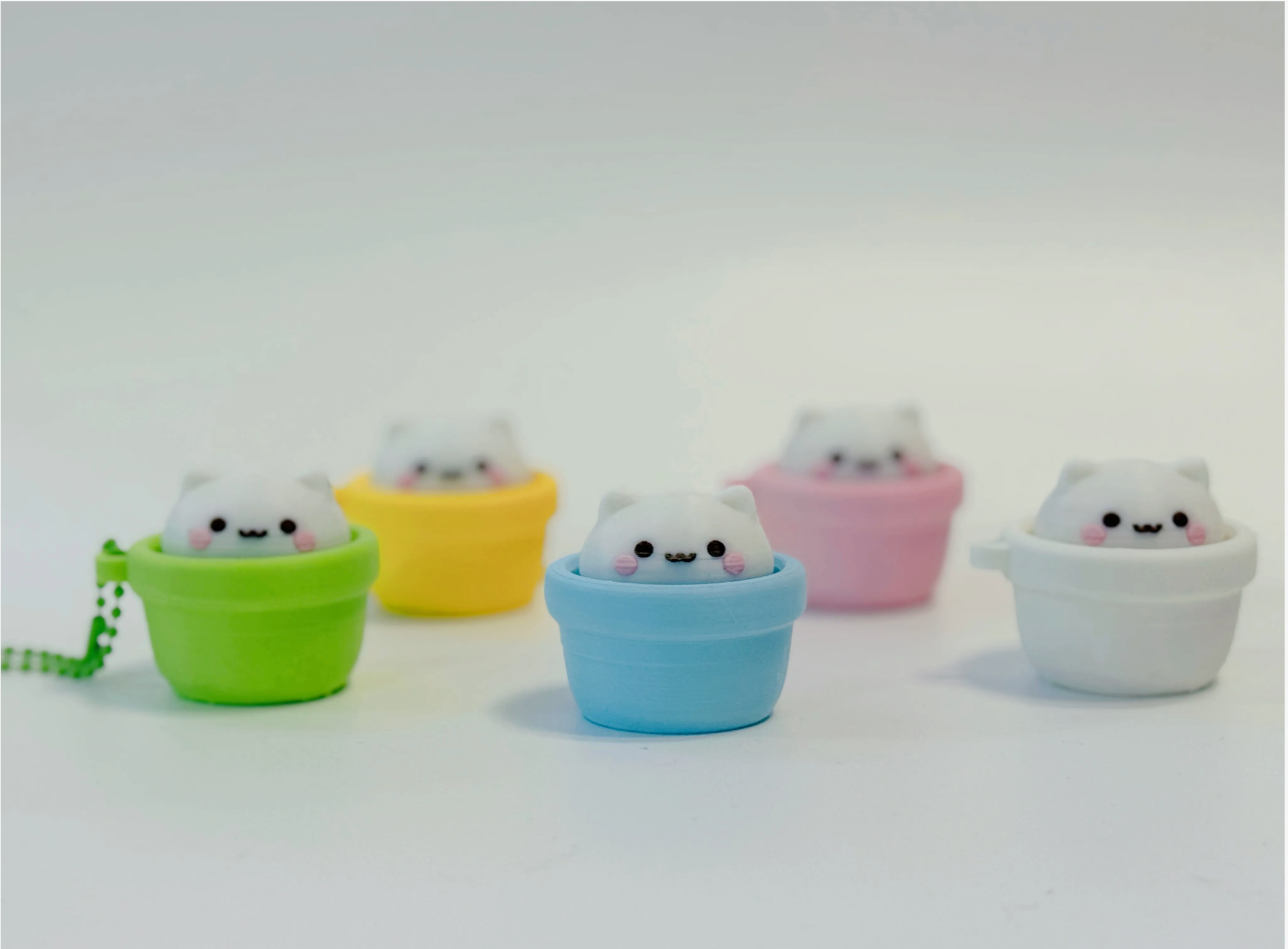 Cat pot clickers lineup