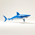 3D printed blue flexi shark