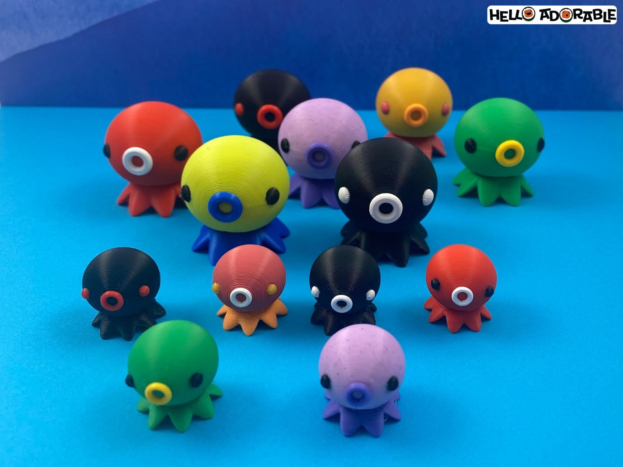 Octopus Keychain Fidget Clicker